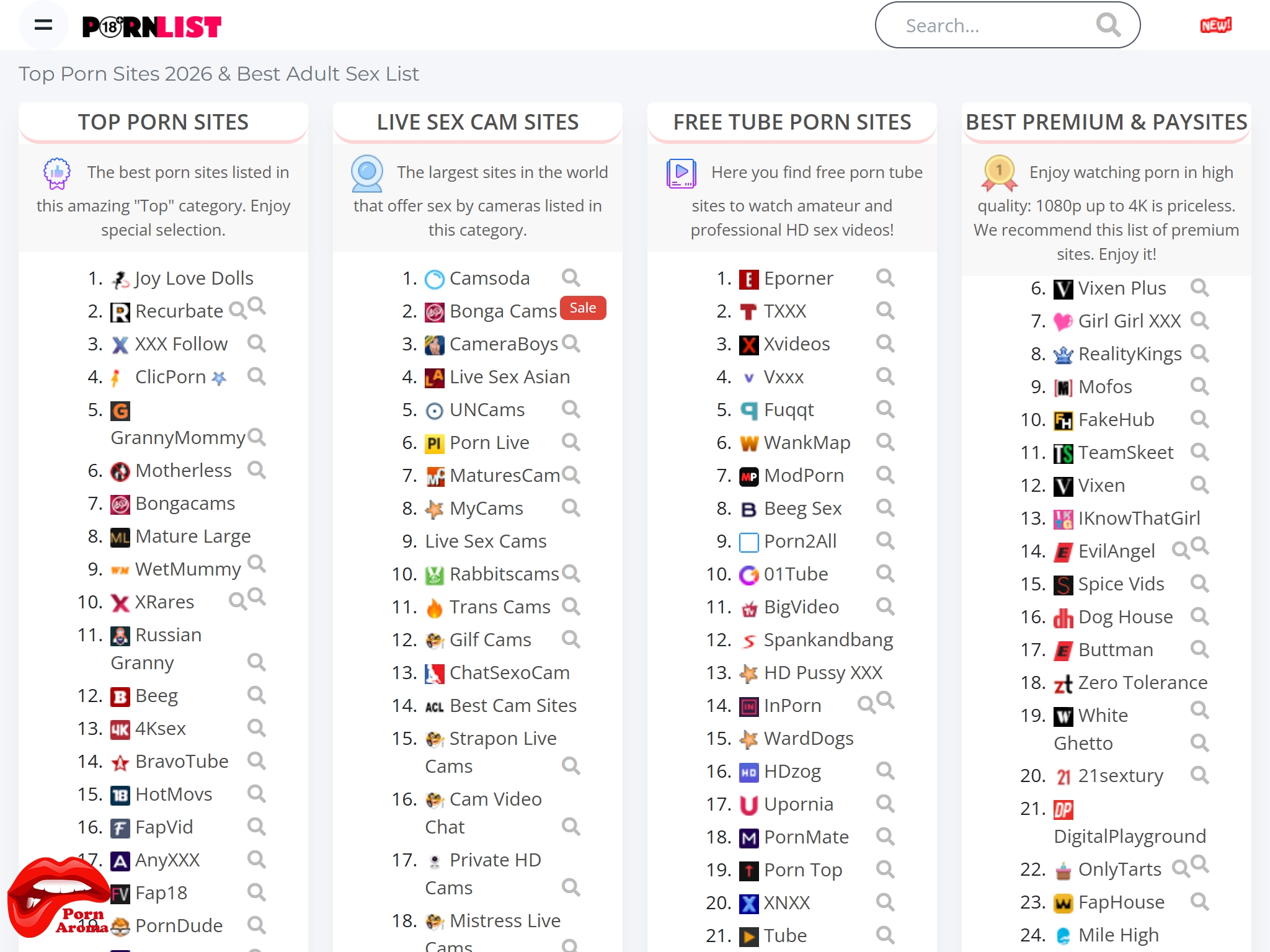 Pornlist18